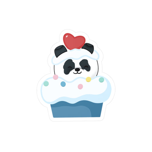 Panda Cupcake Sticker