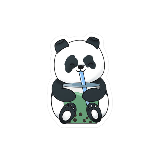 Panda Matcha Tea Boba Sticker