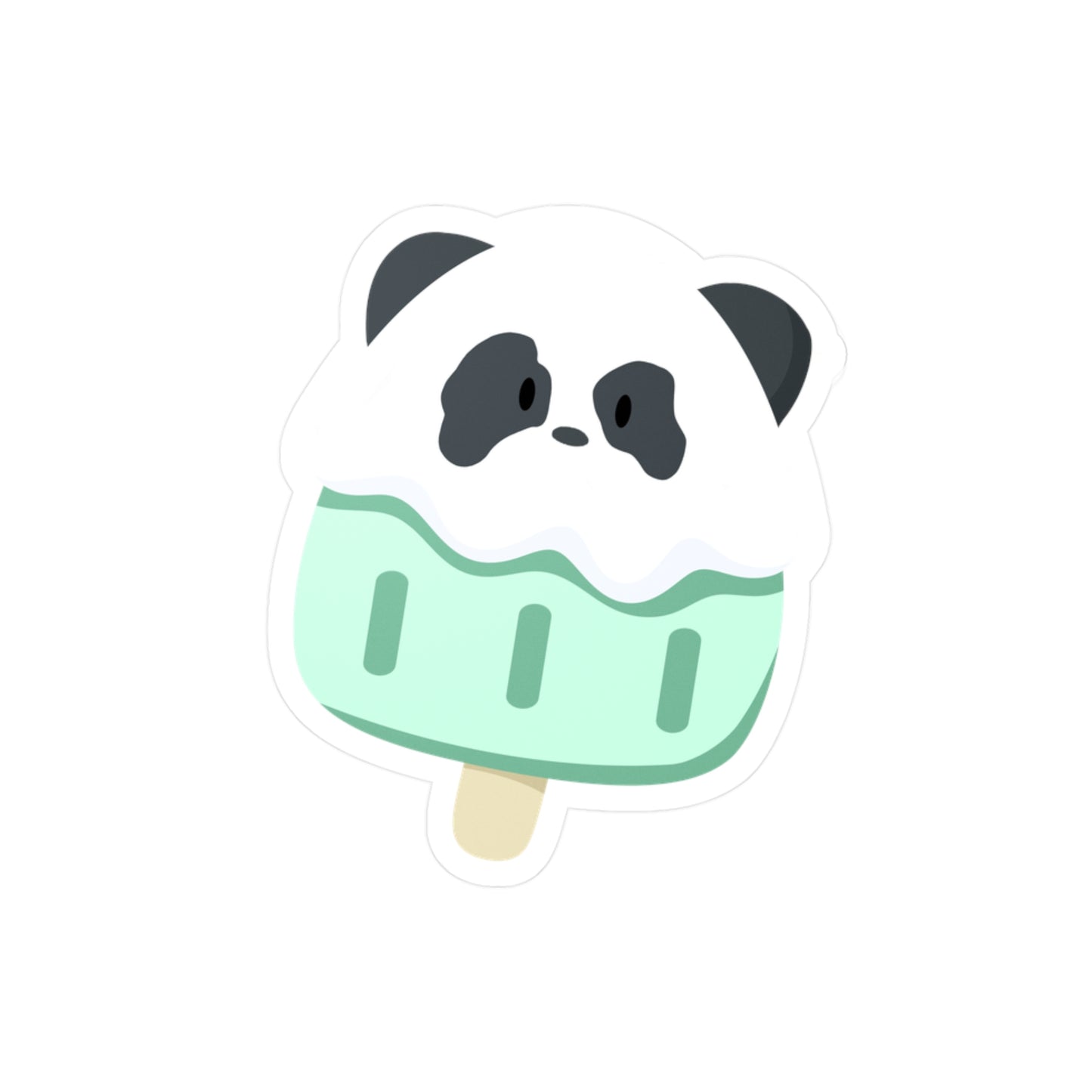 Panda Popsicle Sticker