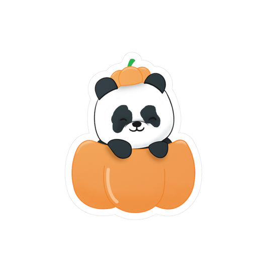 Panda Pumpkin Sticker