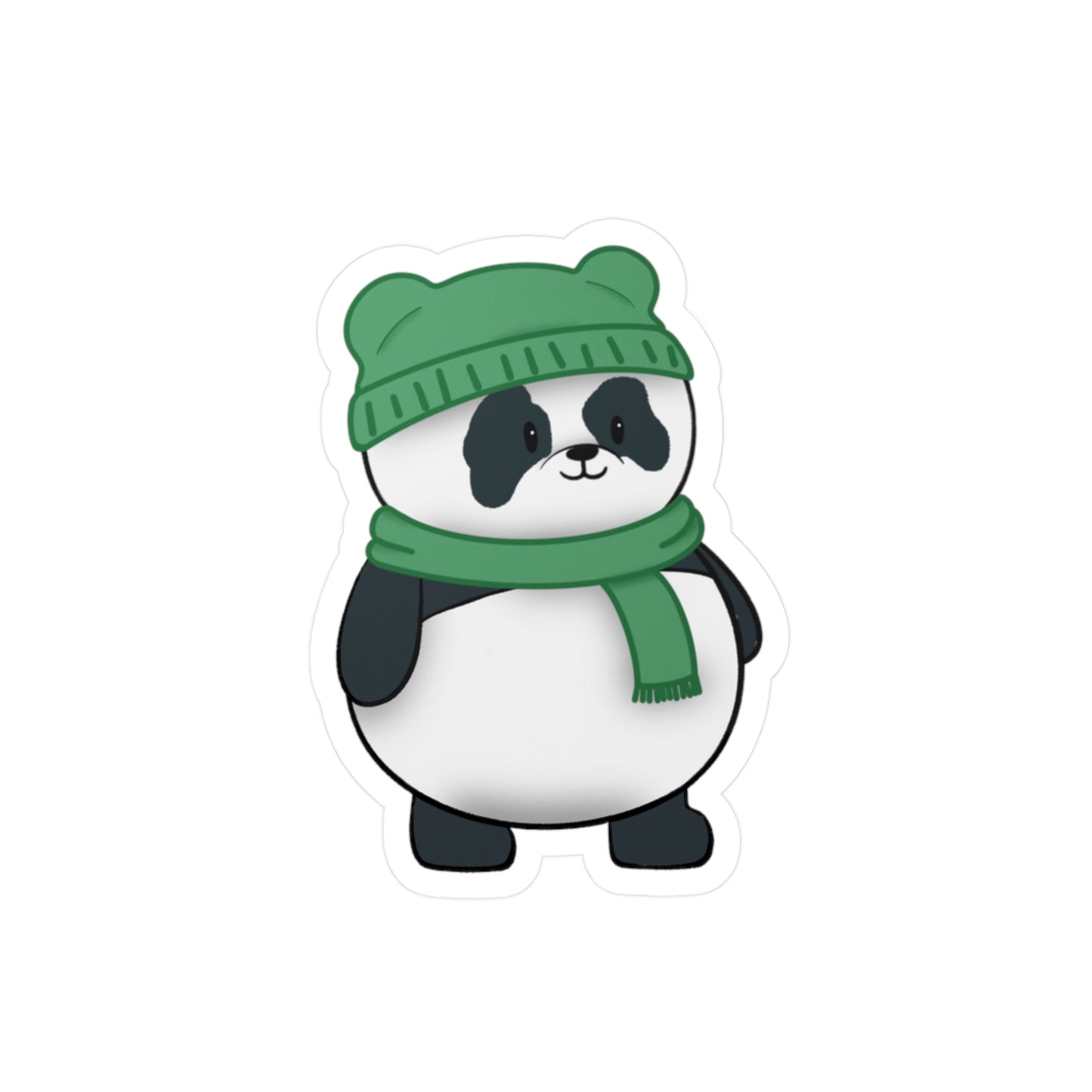 Cozy Panda Sticker