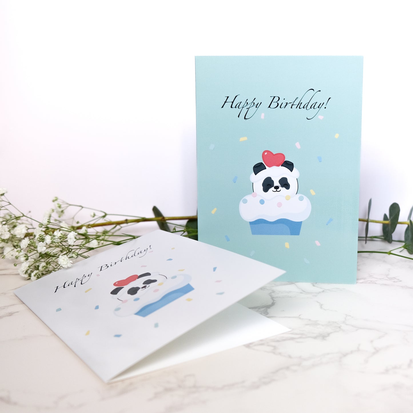 Birthday Card White