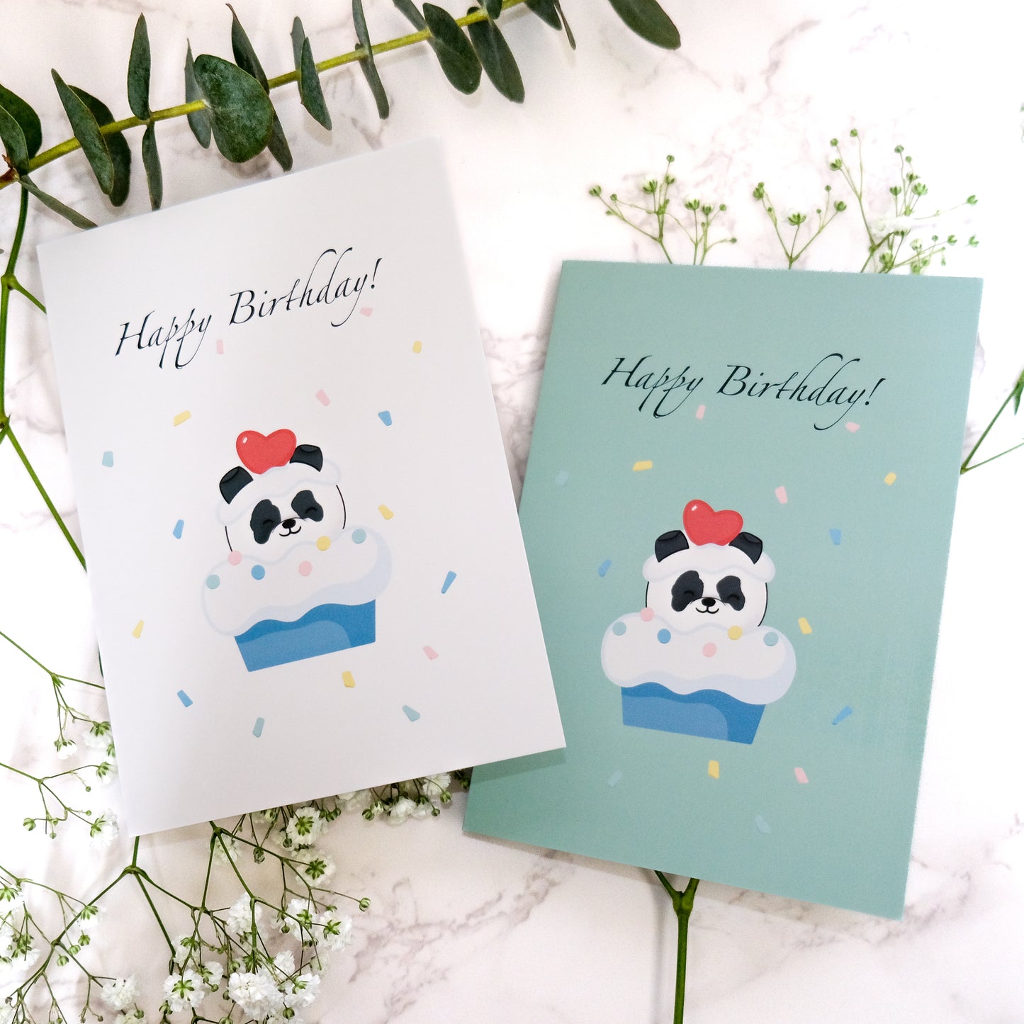 Birthday Card White