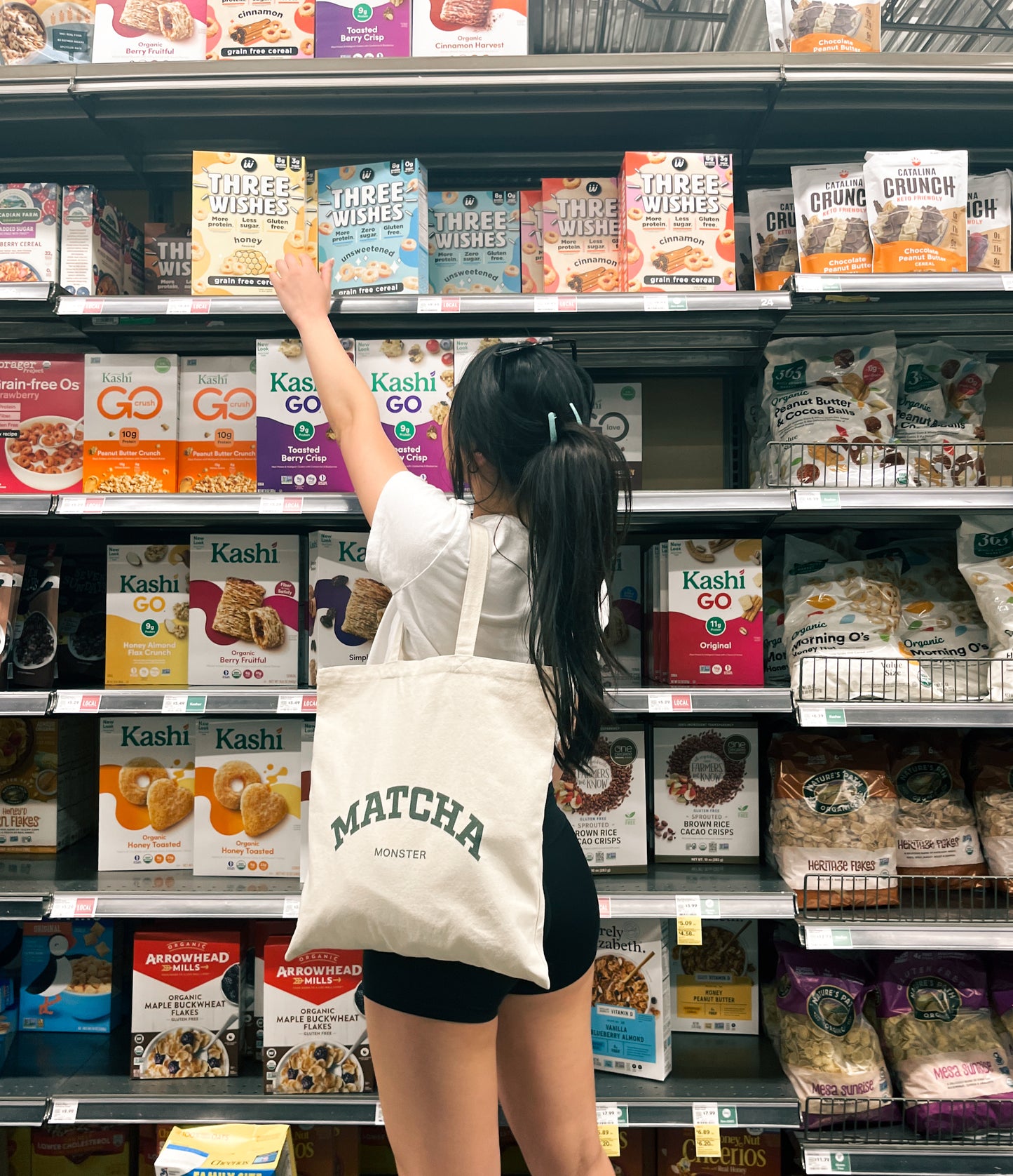 Matcha Monster Tote Bag